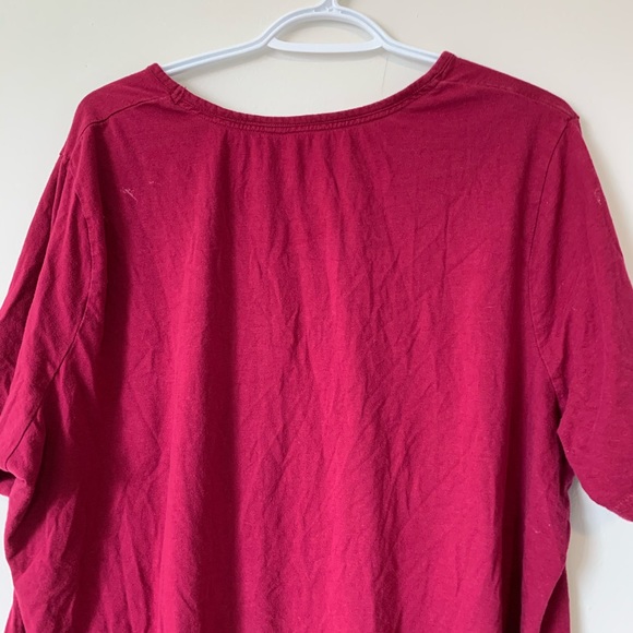 Seattle Purple studded short sleeve Blouse Size 2X - Picture 4 of 9